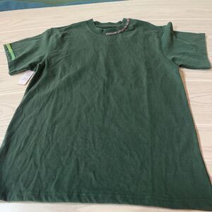 Reason Mens‎ Small T-shirt Green Embroidered Back Cotton Polyester